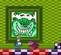 une photo d'Ã©cran de Alice in Wonderland sur Nintendo Game Boy Color
